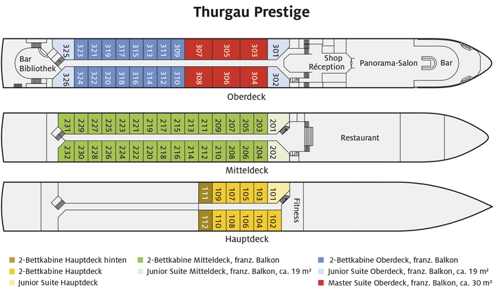 Thurgau Prestige Deckplan