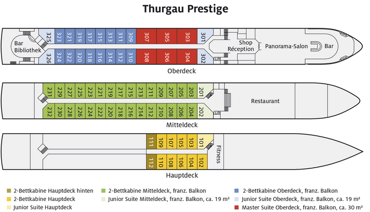 Thurgau Prestige Deckplan