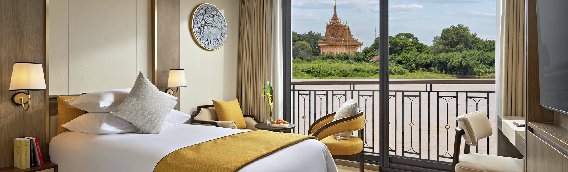 1-Bett Suite Hauptdeck (ca. 23 m2), franz. Balkon