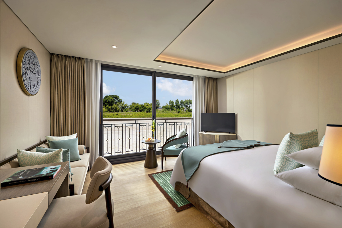 Suite Oberdeck (ca. 28m2), franz. Balkon