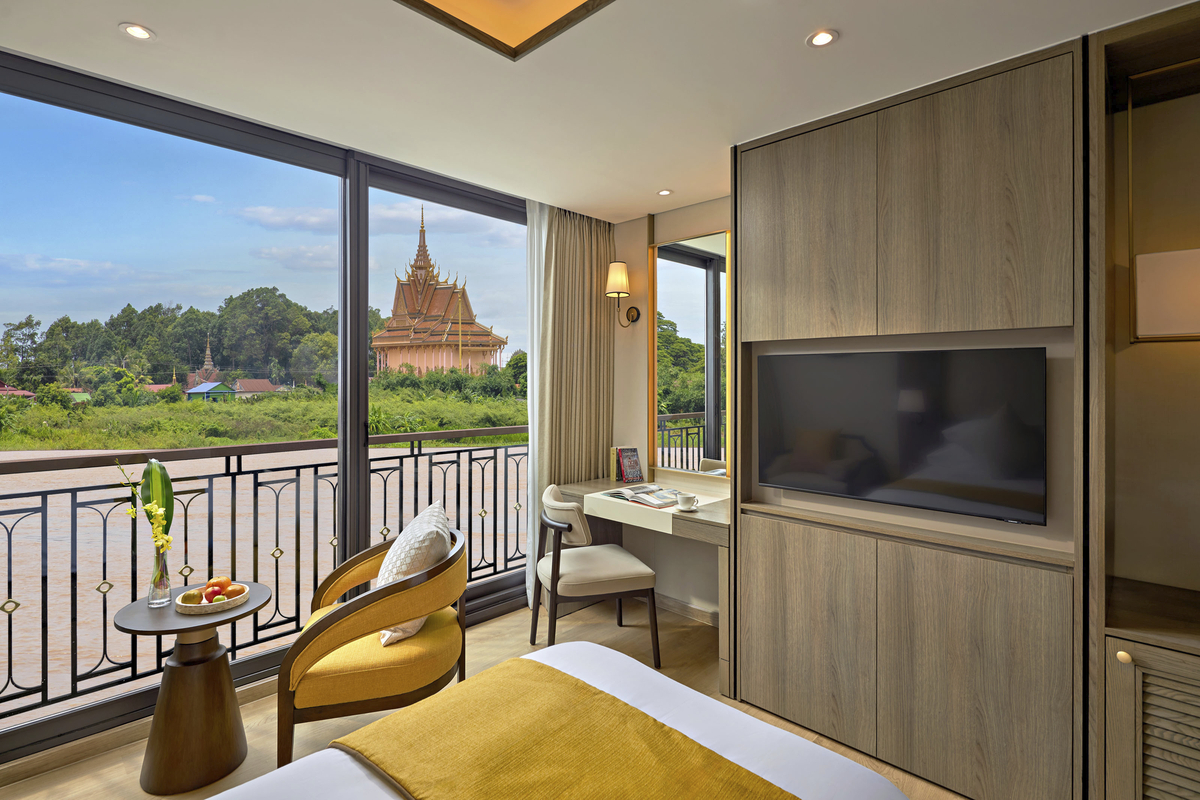 1-Bett Suite Hauptdeck (ca. 23 m2), franz. Balkon