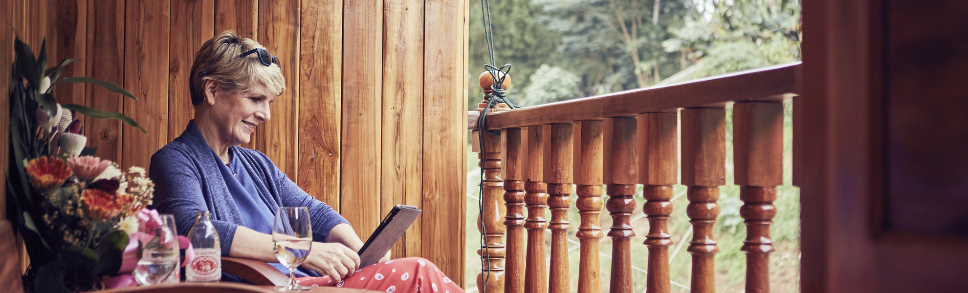 Privatbalkon, 2-Bettkabine Deluxe Oberdeck - © Ross Hillier