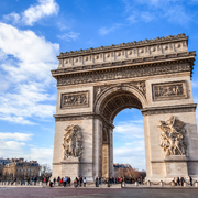 Arc de Triomphe in Paris, Frankreich