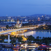 Nachtpanorama, Wien