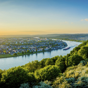 Aussicht bei Koblenz am Rhein