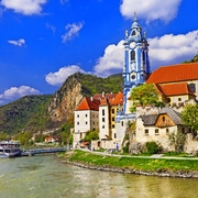 Dürnstein an der Donau in der Wachau, Österreich