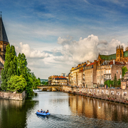 Metz im Nordosten Frankreichs
