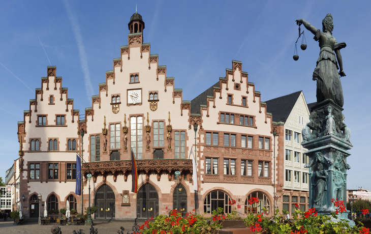 Römerberg im historischen Zentrum, Frankfurt