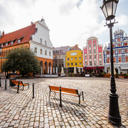 Blick auf den Marktplatz von Stettin