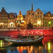 weihnachtliches Lüneburg, Deutschland