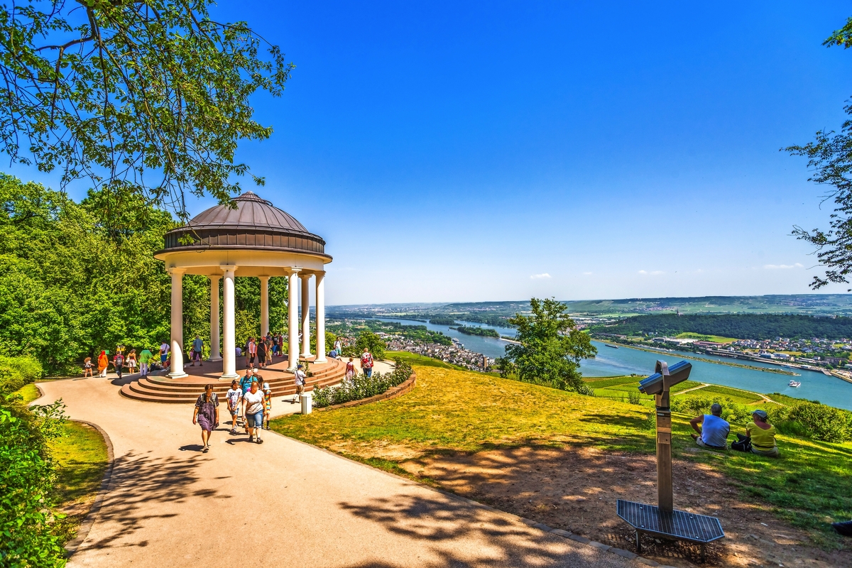Vue depuis le monument du Niederwald à Rüdesheim - © pure-life-pictures - stock.adobe.com