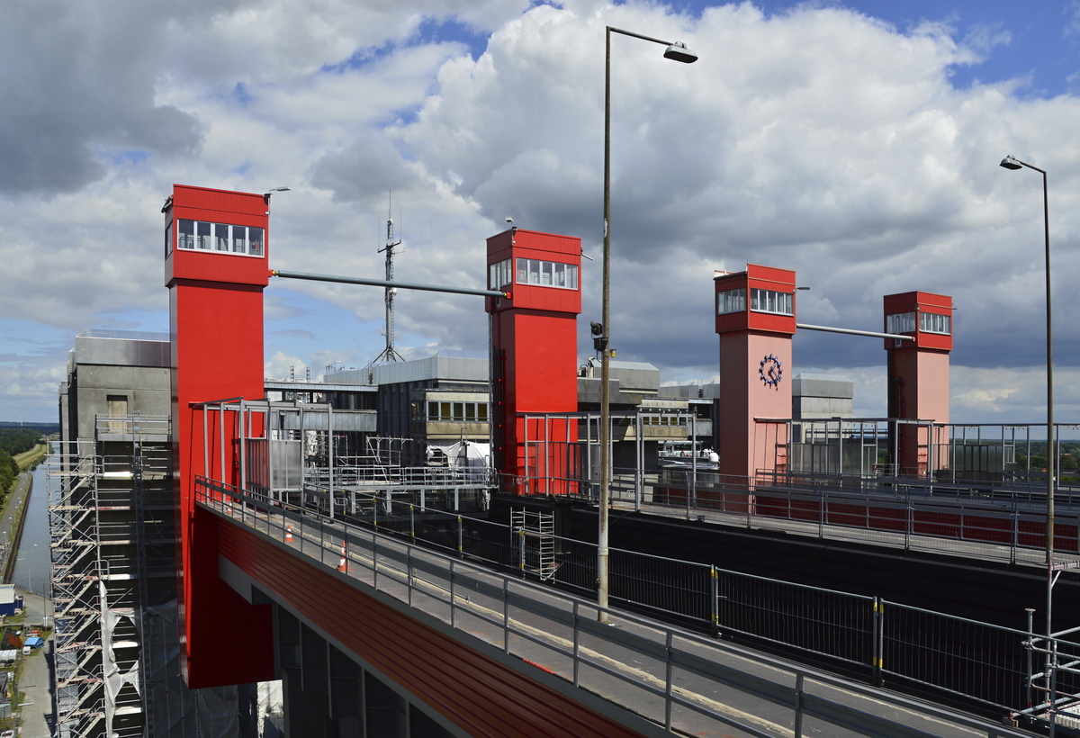 Ascenseur à bateaux de Lunebourg-Scharnebeck, Basse-Saxe - © Ulf - stock.adobe.com