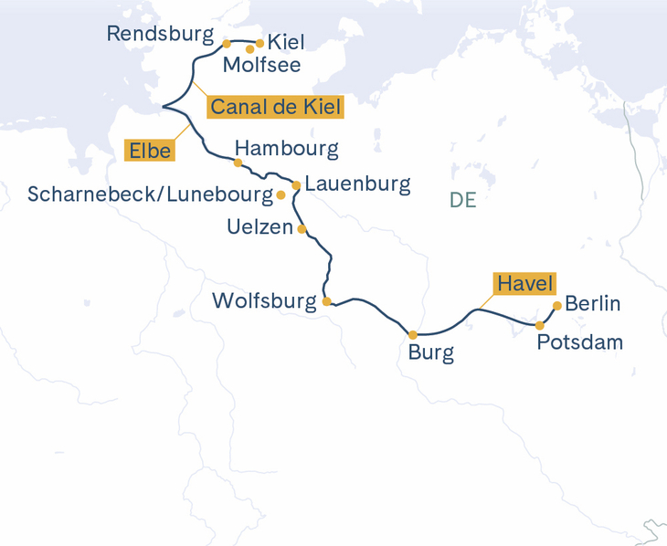 Itinéraire Thurgau Chopin Kiel - Berlin
