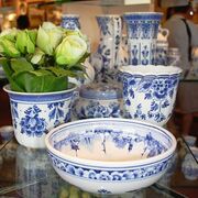 bleu de delft et tulipes