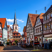 Lohr am Main in Bayern, Deutschland