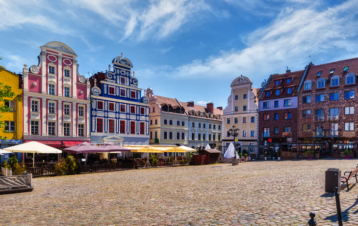 Marché au foin dans la vieille ville de Szczecin