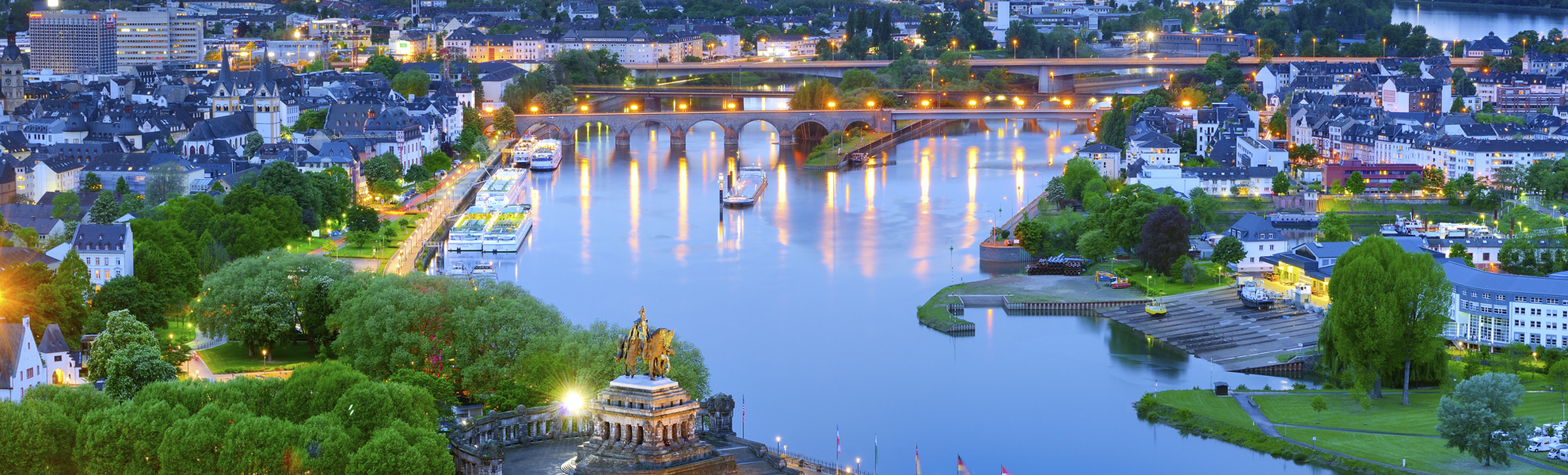 Deutsches Eck, Coblence - © FRANCESCO CAROVILLANO