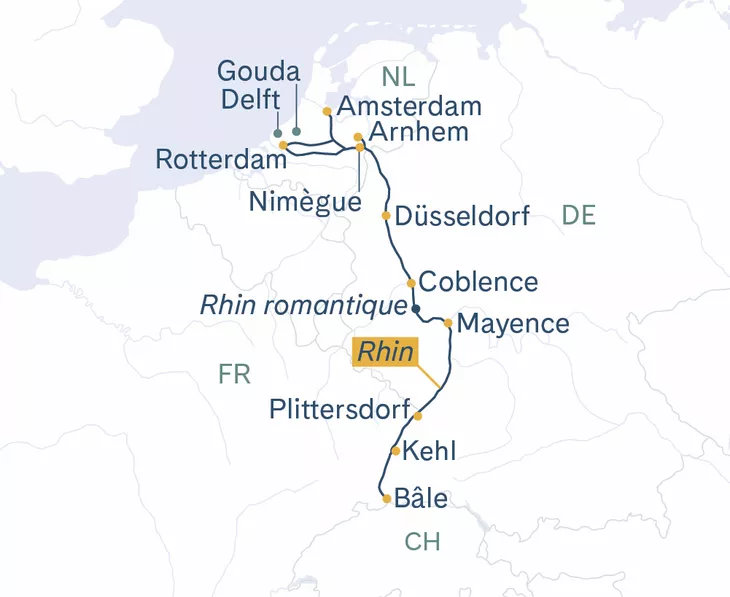 Routenplan EDEL_Basel-Amsterdam-Basel_FR 2027