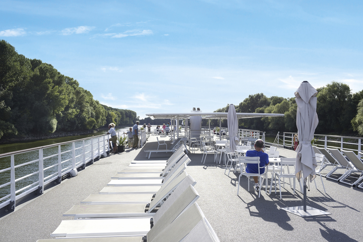 MS Loire Princesse, Sonnendeck - ©CroisiEurope