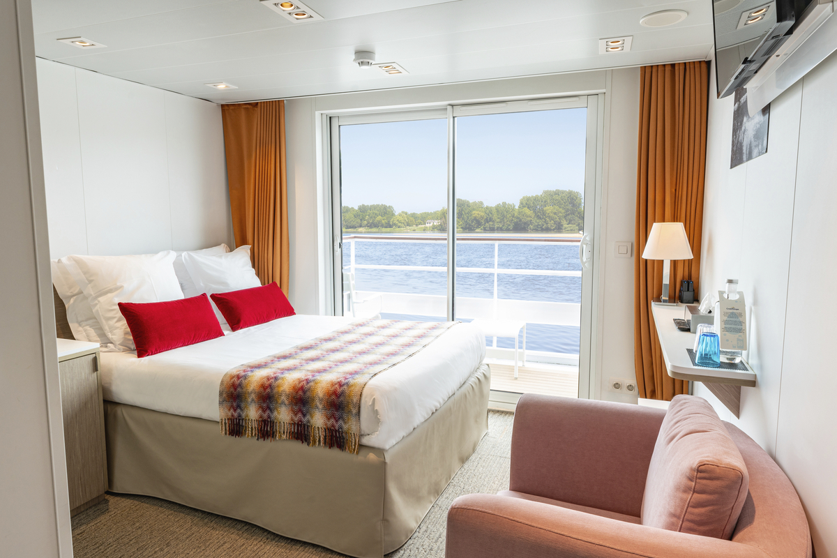 MS Loire Princesse, 2-Bettkabine, Oberdeck - ©CroisiEurope