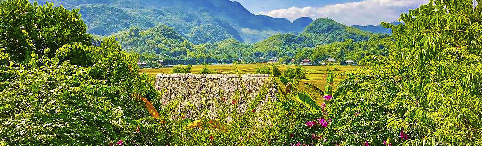 Aussicht Deluxe Paddy View Room Mai Chau Ecolodge