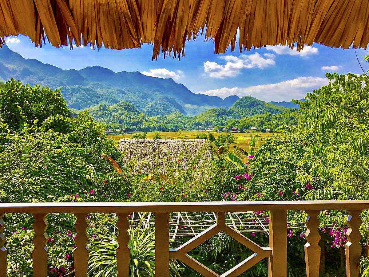 Aussicht Deluxe Paddy View Room Mai Chau Ecolodge