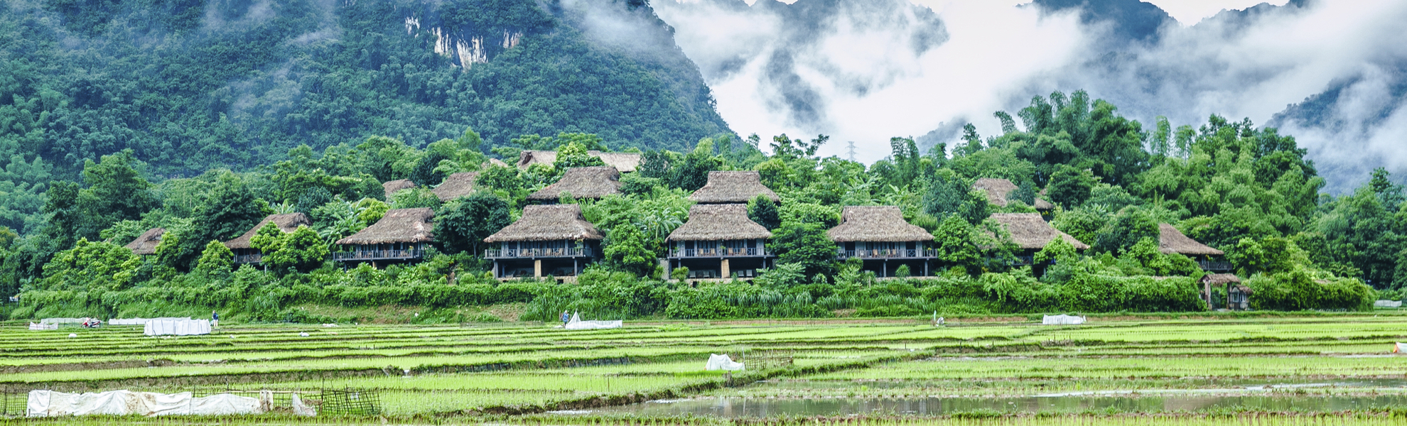 Mai Chau Ecolodge zur Water Season