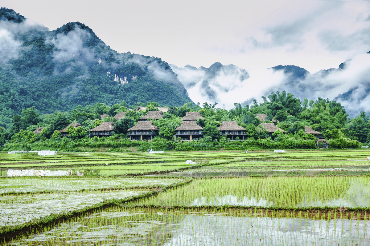 Mai Chau Ecolodge zur Water Season